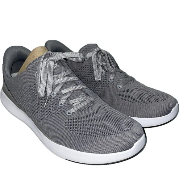 NEW KIZIK Lima Breathable Knit Sneakers – Men's 12 / Women's 13.5 Wide – Grey
